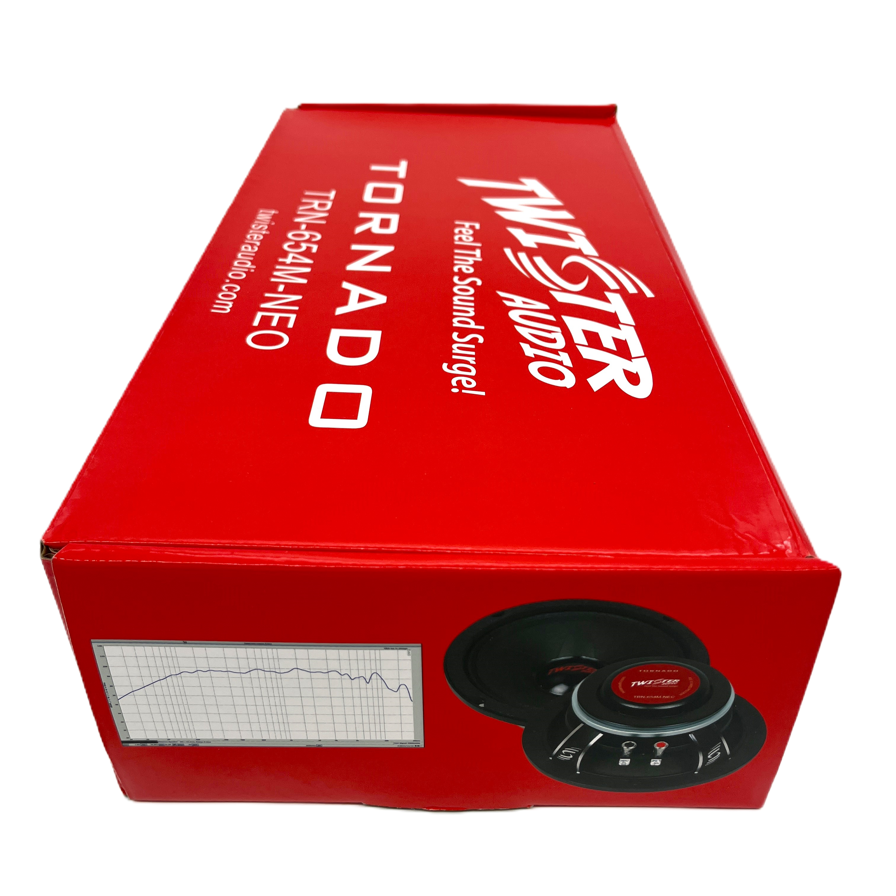 TWISTER AUDIO TORNADO 6.5" 400W RMS NEODYMIUM MIDRANGE SPEAKER (TRN-654M-NEO)