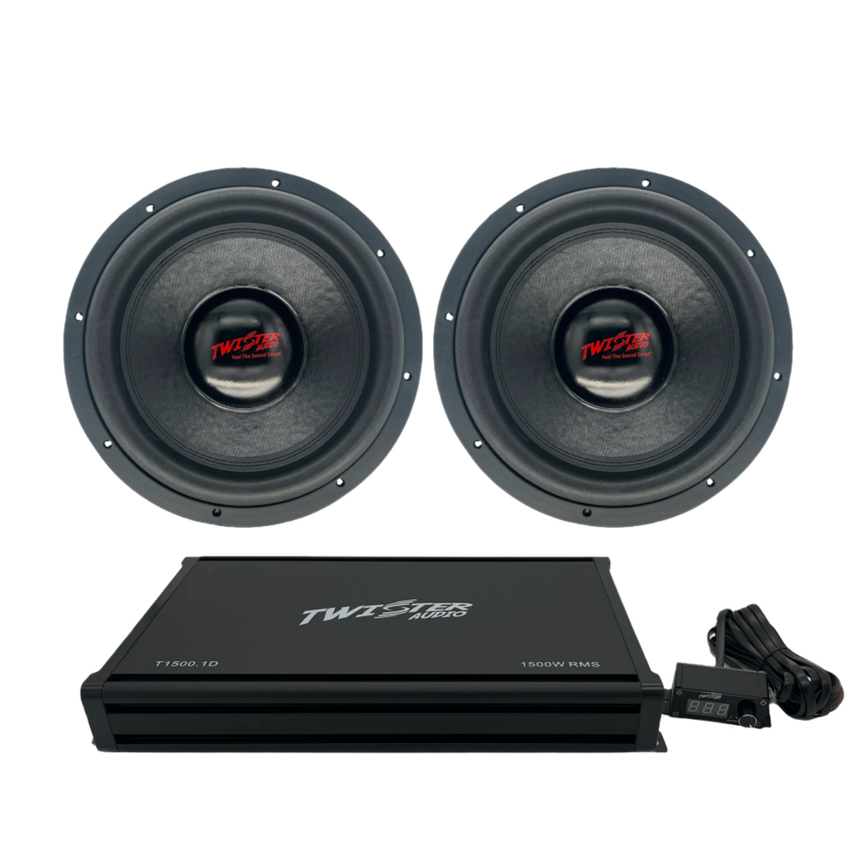 TWISTER AUDIO CARNAGE SERIES 2000W RMS @ 1 OHM (FULLY BRIDGED)(C2000.1D))