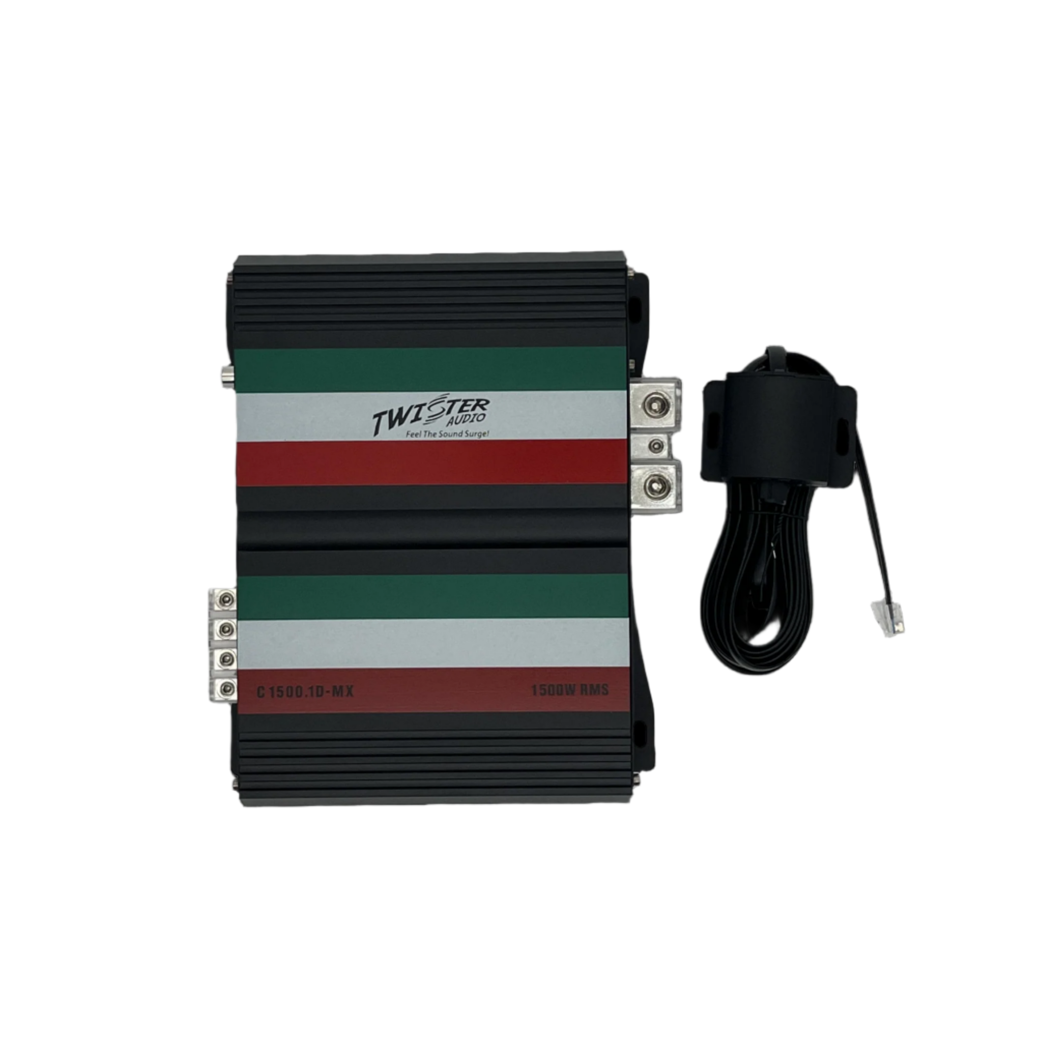 TWISTER AUDIO CARNAGE SERIES 1500W RMS @ 1 OHM (LIMITED EDITION MEXICAN SERIES)(FULLY BRIDGED)(C1500.1D-MX)