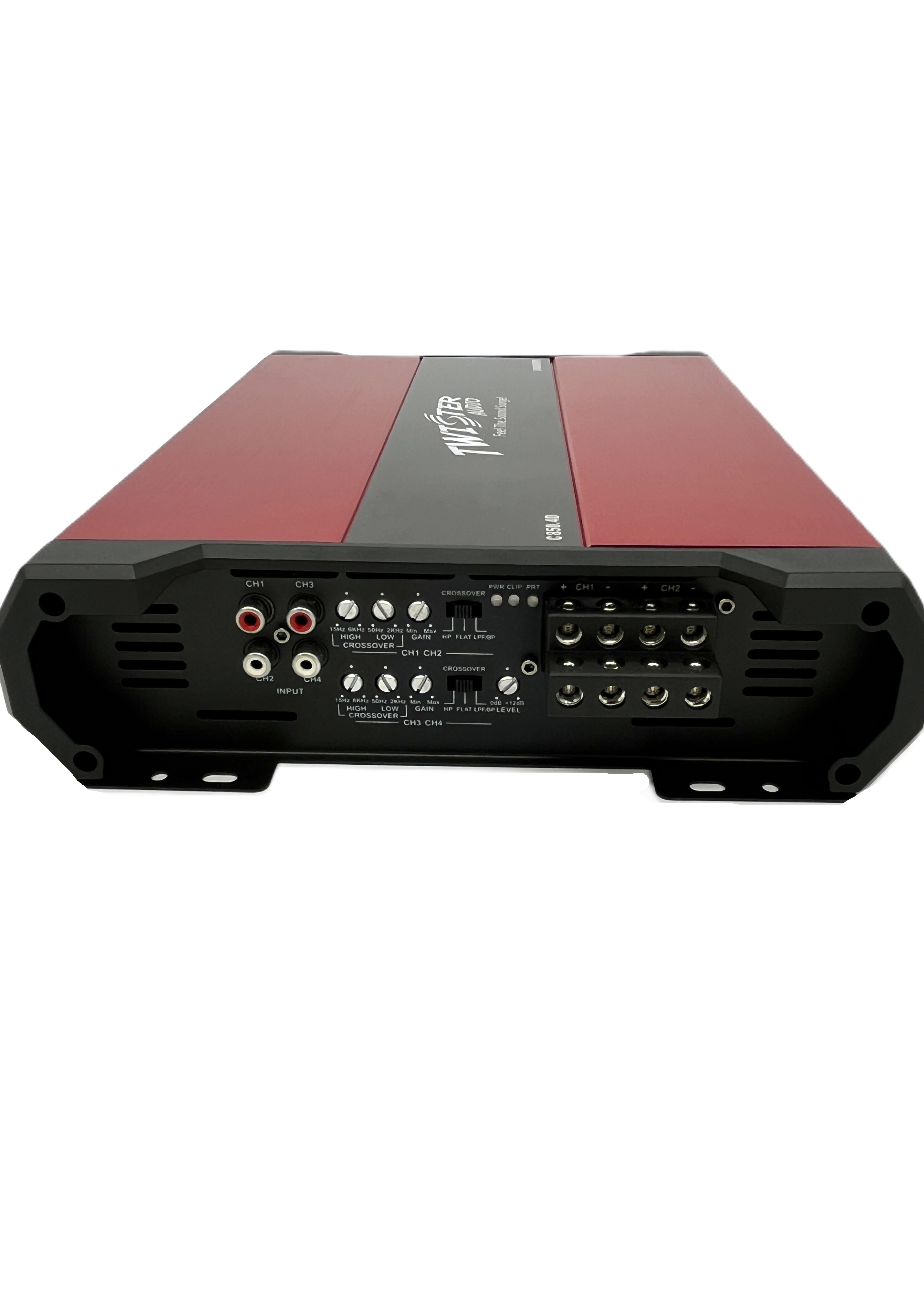 TWISTER AUDIO CARNAGE V2 SERIES 4 CHANNEL AMPLIFIER 850W RMS/CH @ 1 OHM(C850.4)