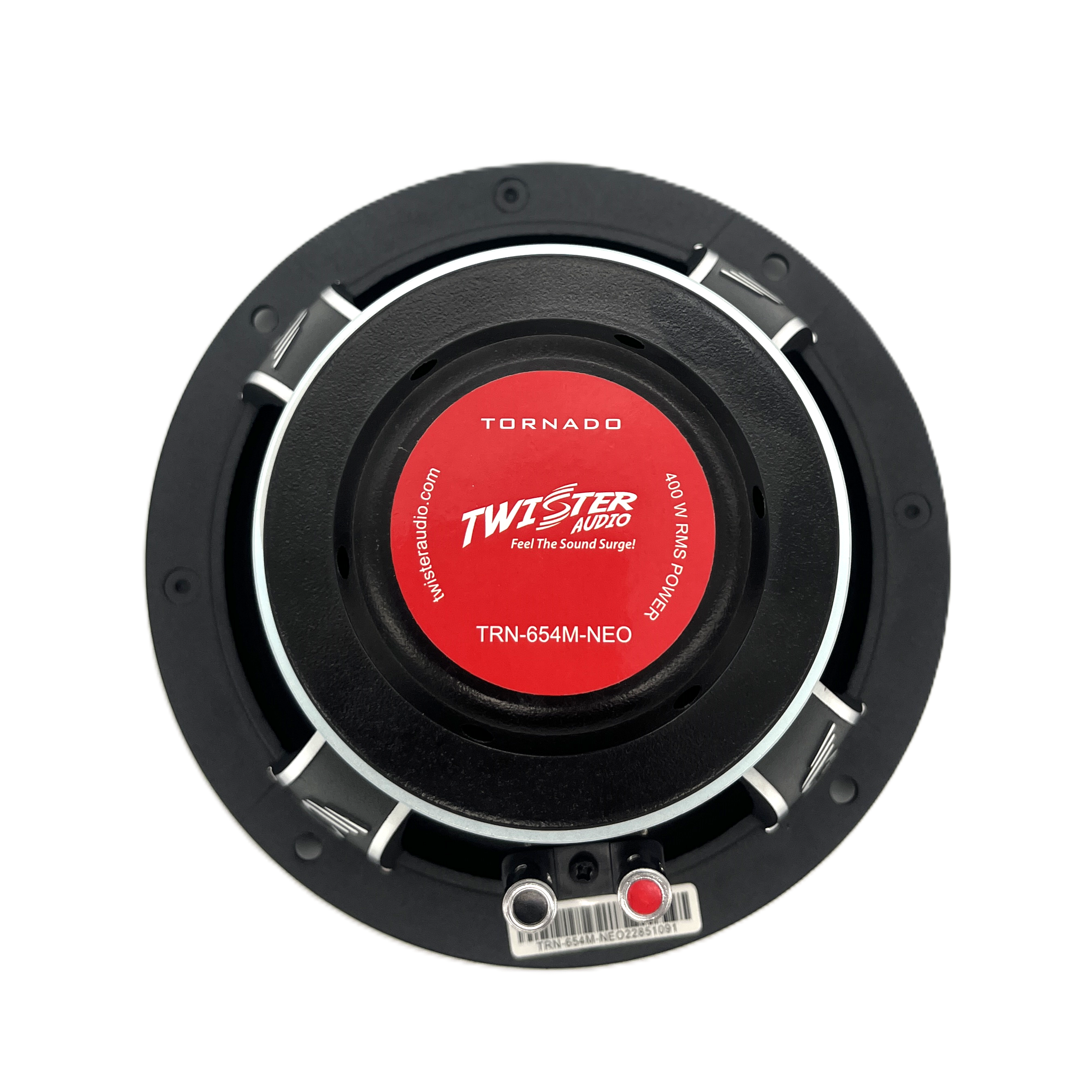 TWISTER AUDIO TORNADO 6.5" 400W RMS NEODYMIUM MIDRANGE SPEAKER (TRN-654M-NEO)