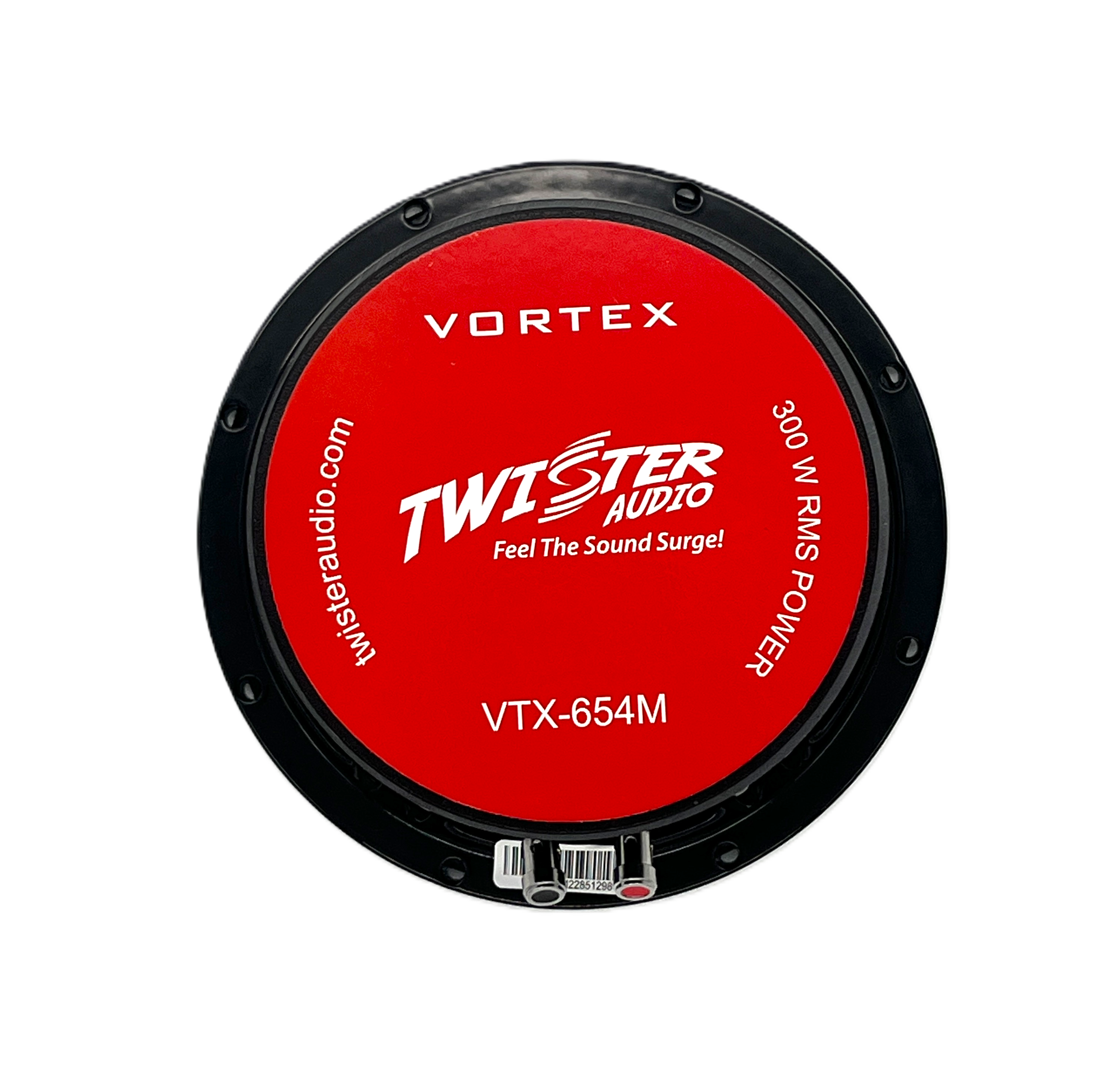 TWISTER AUDIO VORTEX 6.5" 300W RMS MIDRANGE SPEAKER (VTX-654M)
