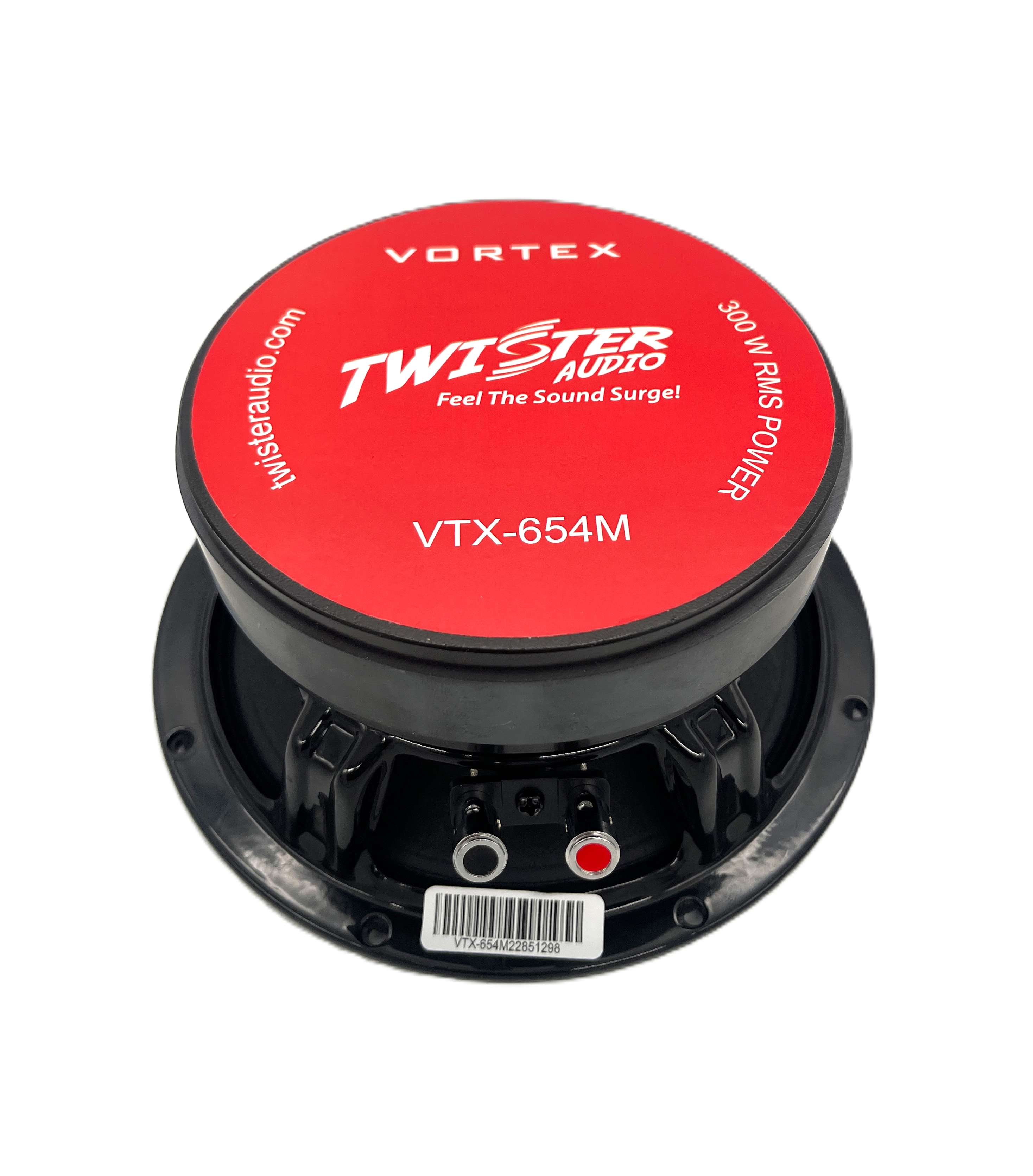 TWISTER AUDIO VORTEX 6.5" 300W RMS MIDRANGE SPEAKER (VTX-654M)